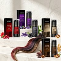 Hair Dye Shampoo Natural Black Color Instant Coloring Hair DIY Non-irritating Shiny Nourishing Hair Coloring Shampoo 5 Colors