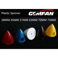 Spinner 38mm 45mm 51mm 57mm 63mm 70mm 75mm Plastic for RC Fixed Wing Airplane High Temperature Resistance Gemfan Spinner 2PCS