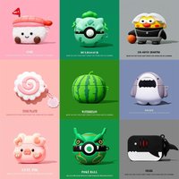 For Beats Studio Buds + Ture Wireless EarBuds Cartoon Silicone Cover For Beats Studio Buds Charging Box Accessories With Hook