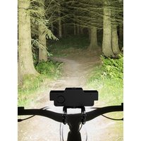 AliExpress NONE 9LED Mountain Bike Night Riding Equipment Headlights With Horn Strong Light Long Shot USB Charging Model Easy To Install