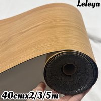 2/3/5M Wood Grain PVC Floor Sticker Self-adhesive Waterproof Sticker Living Room Bedroom Wall Sticker Home Decoration