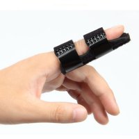 Sports Safety SBR OK Cloth Aluminum Strip Finger Splint Black Blue Nude Adjustable Index Finger Support Support Brace