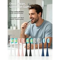 8 PCS Soft DuPont Replacement Brush Heads Compatible with Oclean X/X PRO/Z1/F1/One/Air 2/SE/Flow Vacuum Bristle Nozzles for Oral