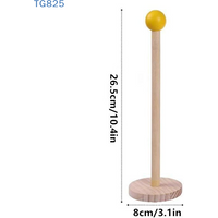 Wood Toilet Paper Holder No Drill Kitchen Storage Tissue Hanger Bathroom Accessories AntiSlip Vertical Tissue Holder Tissue Rack