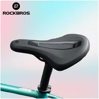 AliExpress ROCKBROS PU Waterproof Leather Cushion Children Bike Saddle Water-Resistant Seat Lightweight Saddles for Mountain Road Bike