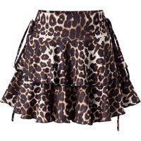 New Leopard Print Skirt Women Summer Fashion Outdoor Versatile High Waist Slim Fit Elastic Waist Short Skirt Goods In Stock