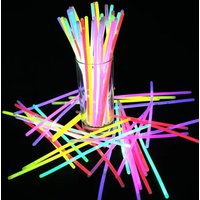 50/100pcs Party Fluorescence Light Glow Sticks Bracelets Necklaces Neon For Wedding Party Glow Sticks Bright Colorful Glow Stick