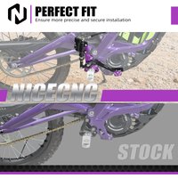 For Surron Light Bee X Hydraulic Rear Foot Brake Footrest Pegs Support Brace Assembly For Sur-Ron Light Bee S Segway X160 X260