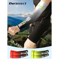 AliExpress dayselect 1Pair Thin Breathable Arm Sleeves Ice Silk Moisture Wicking Sports Sleeves Non-Slip Silicone Cycling Hiking Fishing Basketball
