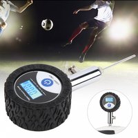 Football Volleyball Basketball Barometer Mini Soccer Ball Pressure Gauge Volleyball Basketball Barometers with Digital Display