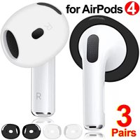 1-3Pairs Anti-Slip Ear Covers Eartips for Apple Air Pods 4 Replacement Earbuds Cover Thin Earphones Case Cover Protective Sleeve