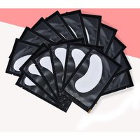 100Pairs Lint Free Under Eye Gel Pads Hydrating Eye Paper Patches Grafted Eyelashes Extension Eye Tips Sticker Wraps Makeup Tool