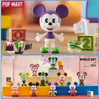 POP MART Disney Mickey Remixed: Mickey Meets Pixar Series Genuine Mystery Box Blind Box Guess Bag Toys Doll Desktop Ornament