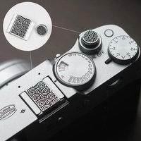 Camera Shutter Button Camera Hot Shoe Cover Metal Hot Shoe Cover For Fujifilm X100V XT5 XT3 XT4 Camera Decorations Protector Cap