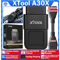 XTool A30X Pro Code Reader Wireless Full System CANFD OBD Scanner CAN FD For FCA SGW License Topology Map PK A30M in iOS Android