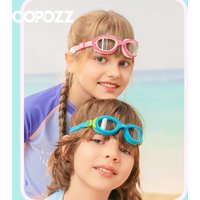 COPOZZ Colorful Swimming Goggles Kids Professional Children Swim Eyewear Anti Fog UV Protection Water Glasses For Boy and Girl