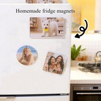 Self-made acrylic fridge magnets, acrylic DIY kit for making magnetic fridge magnets, handmade magnetic fridge stickers