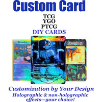DIY PTCG Cards Custom Game Cards Foil/Regular Card Personalized Card Customization TCG/YGO/OPCG Game Collection Cards