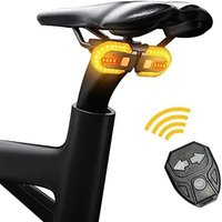 Bicycle Tail Light Bicycle Turn Signal Light Wireless Remote Control Tail Light Led Warning Tail Light USB Charging Tail Light Bicycle Accessories