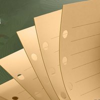 60 Sheets A6/A5/B5 Kraft Loose Leaf Refill, Thickened Notebook Replacement Paper, Inner Page for Notebooks