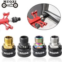 AliExpress MUQZI 1Pair Quick Release Pedal Holder Titanium Alloy Stainless Steel Pedal MTB Road Bike Quick Release Pedal Extender Adapter