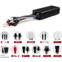 100A Sine Wave Controller Mountain e-Bike Lithium Battery Scooter 48V-72V Compatible with 5000W Motors