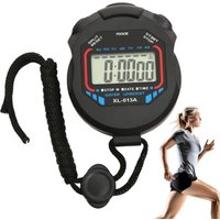 Stop Watch Timer Portable Handheld Digital Display Sports Fitness Timer Digital Timers with Alarm Function for Running Swimming