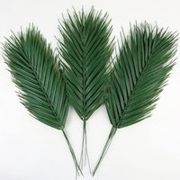 2/5Pcs Artificial Plants Tropical Palm Tree Leaves Home Garden Decoration Accessories Photography Prop Festival Wedding Supplies