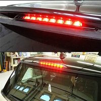 For Mini Cooper 1st Gen R50 R53 hatchback 1PC Red LED Third Brake Light Rear Brake Stop Light High Mount Stop Light 2002-2006
