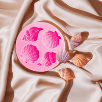 Seashell Conch Silicone Mold for Chocolate Cake Epoxy Resin Fridge Magnet Jewelry Craft Supplies