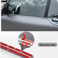 Car Stainless Steel Decorative Cover Black Modification Stickers For New Smart 453 Fortwo Forfour Interior Styling Accessories