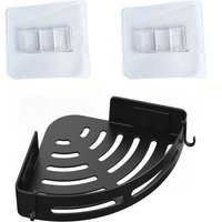 2PCS Nail Free Strong Adhesive No Drill Replacement Stickers Self Adhesive Bathroom Shelf Mounting Brackets Bathroom Accessories