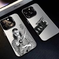 Classic V-Vagabond S-Samurai Phone Case For iPhone17,16,15,14,13,12,11 Plus,Pro Max Black Matte Shockproof Cover