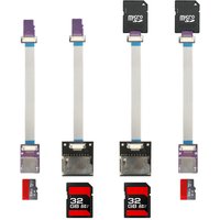 Micro SD Male to Female Flexible Extender, Micro SD Card Extension Cable Adapter for with Raspberry Pi, Arduino, and 3D Printer