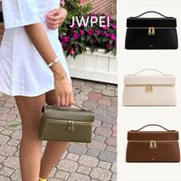 JW PEI Box Bag, Shoulder Bag, Crossbody Bag, Women's New Style, High-End, Suitable for Work, Commute, Small Handbag