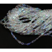 3X6/4X8/6X12MM Faceted Crystal Rectangular Spacer Beads for DIY Handmade Bracelets Necklaces Earrings Fashion Jewelry Accessory
