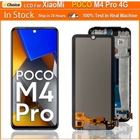 6,79" Super AMOLED Display MZB0B5VIN 2201117PI 2201117PG LCD For Xiaomi Poco M4 Pro 4G LCD Touch Screen Digitizer Assembly