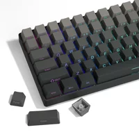 135 Key Polar Day PBT Double Shot Side Print Shine Through Backlit keycaps For MX Mechanical Keyboard 108 96 87 NJ80 84 68 64 61