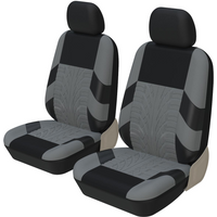 2 Front Car Seat Covers Polyester For Car Universal Cloth SUV Sedan Van Automotive Interior Covers