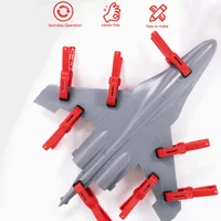 2pcs Seamless Auxiliary Clamps With Silicone Anti-Slip Pad Model Tools Kit Fit For Hobby Model Craft DIY Accessories