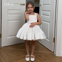LORIE Sweet Luxury Dress For Girls Square Collar Girl Communion Birthday Gowns Pleat Child Ceremony Girl Dress Customized 2026