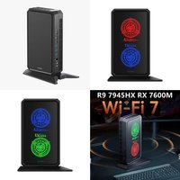 2026 AtomMan Gaming Mini PC G7 Pt for Ryzen 9 7945HX RX 7600M XT 8GB Windows 11 Mini Desktop Computer WiFi 7