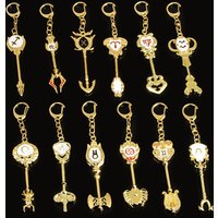 Cartoon Anime Fairy Tail Zodiac Star Summons Key Twelve Constellation Keychain Cosplay Gift Lion Aquarius Virgo