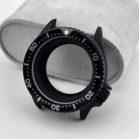 High-Quality Men's 42mm black Case Fit NH35 NH36 Movement with Sapphire Watch Accessories For Watch parts accessories