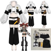 GACHIAKUTA Riyo Cosplay Costume Anime Reaper Full Set Punk Fashionable Short Jacket Shorts Uniform Halloween Christmas Suit