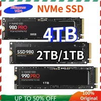 Internal M.2 NVMe SSD 980Pro PCIe Gen4.0 X4 TLC 3D NAND 1TB 2TB 4TB 2280 Gaming Drive For PS5 PC Laptop