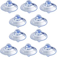 30mm Mushroom Head Suction Cup PVC Sucker Clear Suction Pad Strong Vacuum Suction Cups Glass Sucker for Kitchen/Bathroom/Car