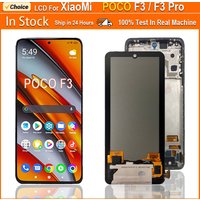 6.67" Super AMOLED LCD For Xiaomi Poco F3 LCD M2012K11AG LCD Touch Screen Digitizer Assembly For Xiaomi POCO F3 Pro LCD Screen