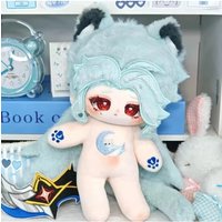 Anime 20cm Genshin Impact II Dottore The Doctor Plush Doll Stuffed Toy Cosplay Dress Up Toy Mascot Gift Birthday Xmas