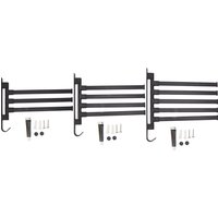 1Pc Black Swivel Towel Bar Punch Free Bathroom Towel Rack Wall Mounted Bathroom Corner Hanging Rod